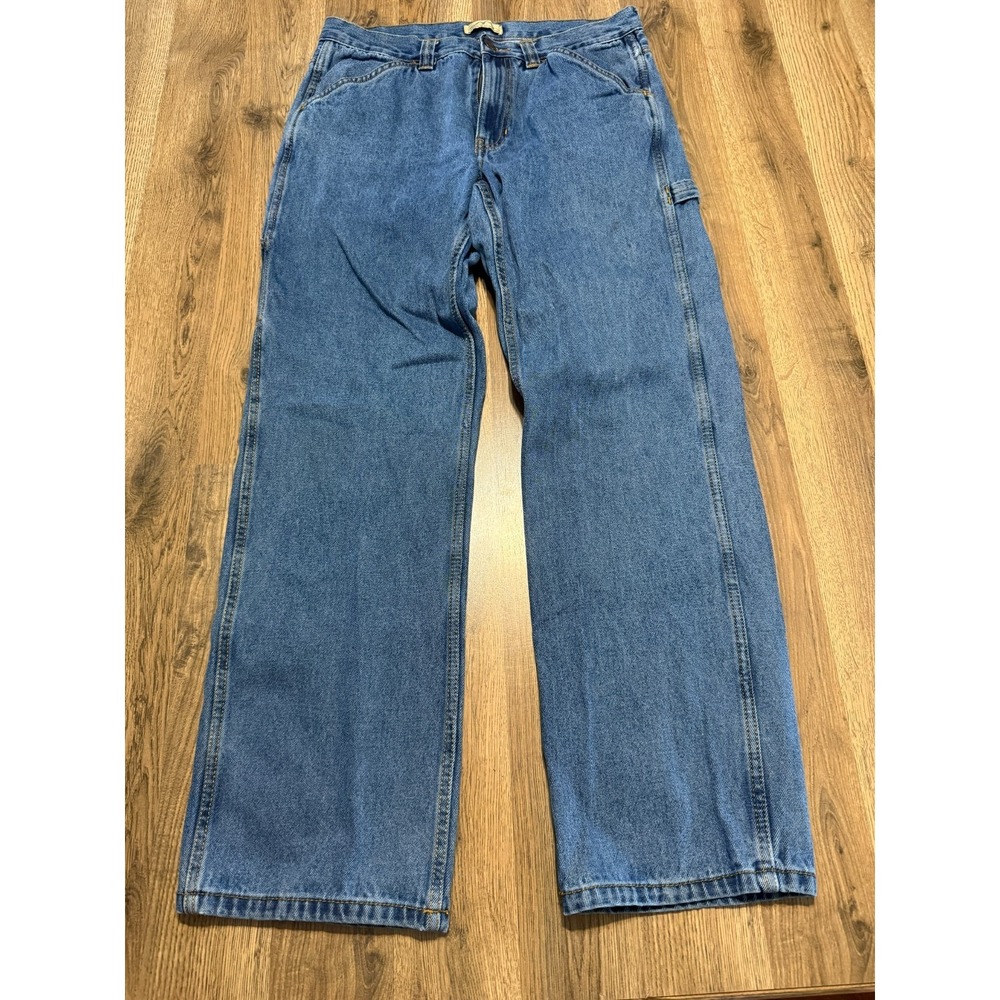 Blue Mountain Jeans, Men's Size 34x34, Blue, Denim, Straight Leg, Pockets